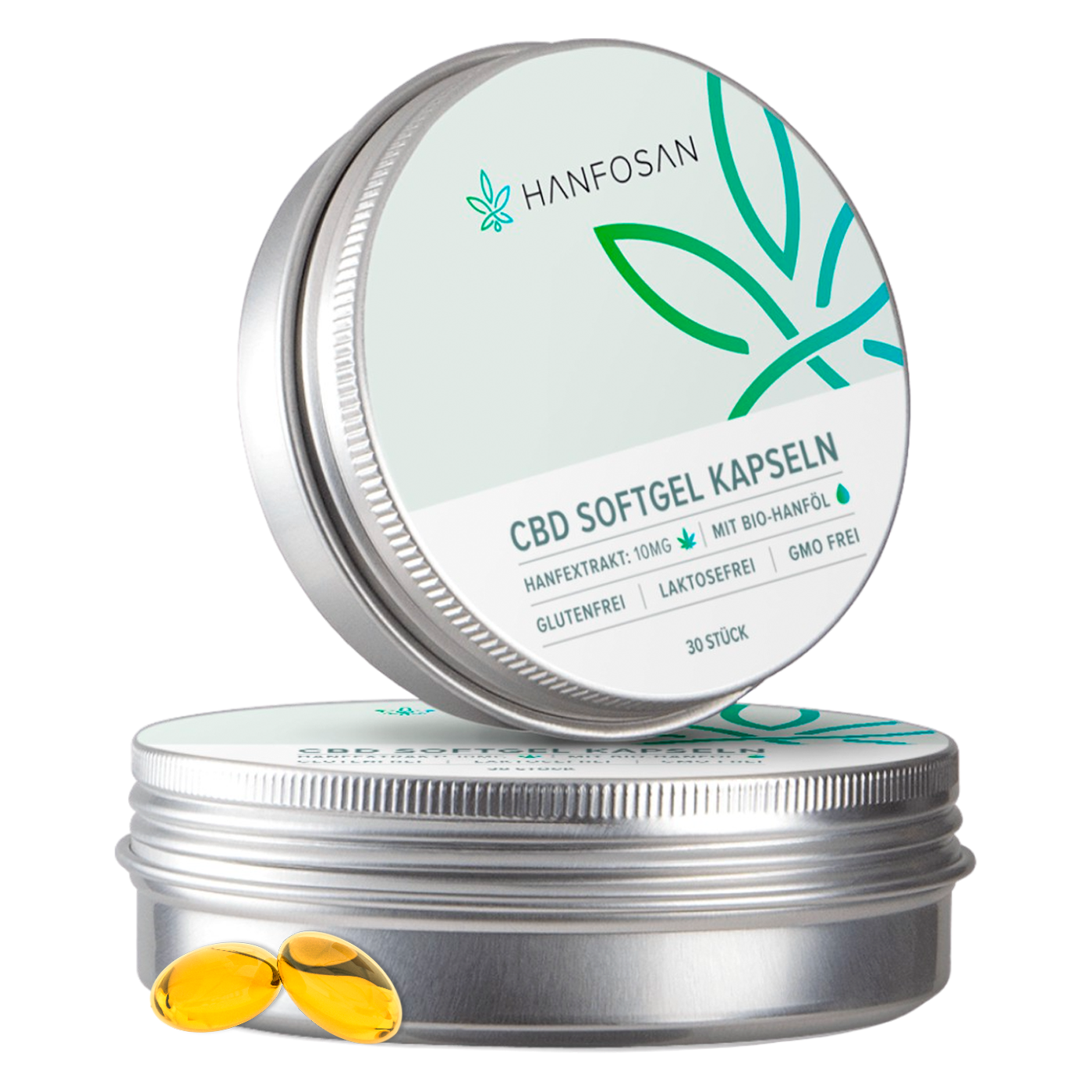 Softgel CBD Kapseln · 10 mg Produktbild 1