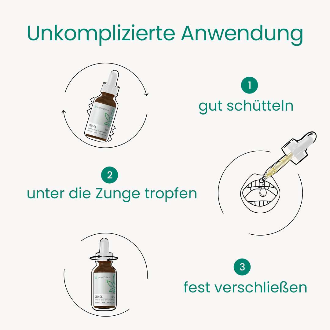 CBD Premium Öl 10 % · 10 ml Produktbild 2