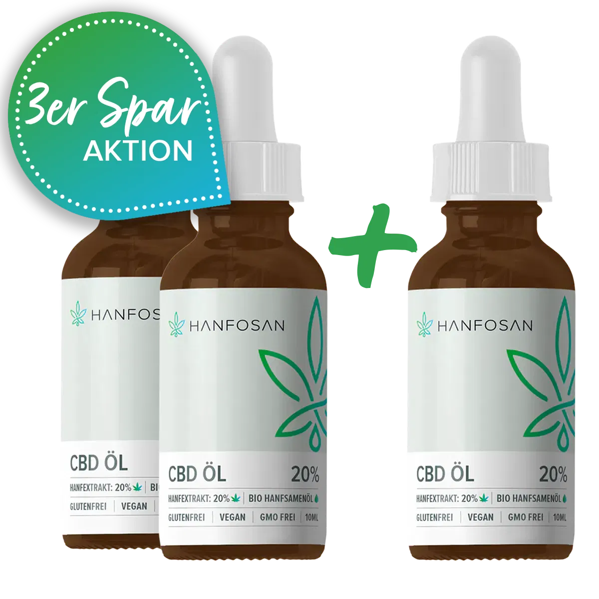 CBD Premium Öl 20% · 10 ml (3er Sparpack) Produktbild 6