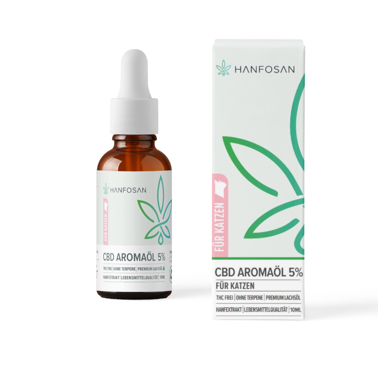 CBD Premium Öl für Katzen 5 % · 10 ml Produktbild 1