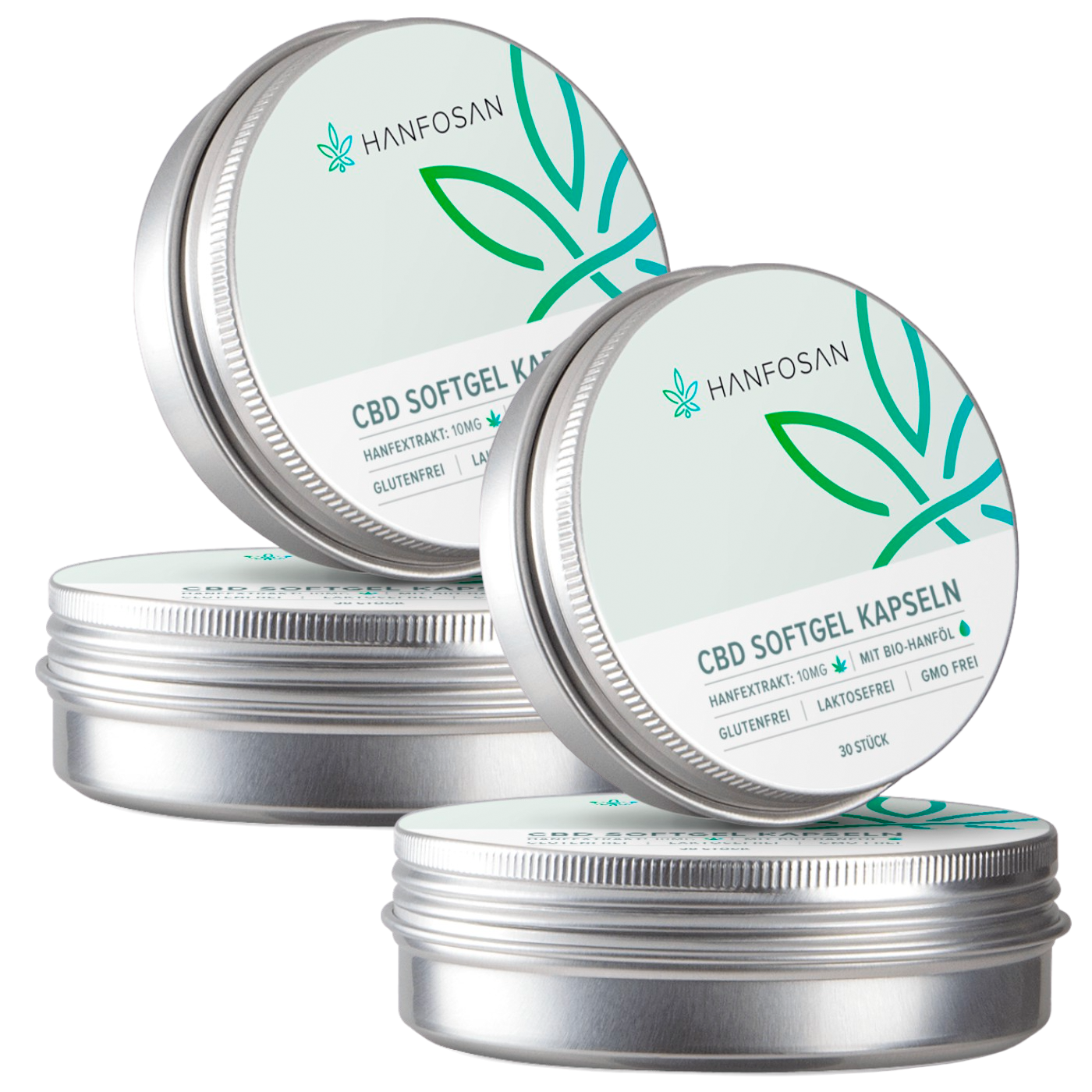 Jetzt zu Softgel CBD Kapseln · 2er Pack Softgel CBD Kapseln · 2er Pack Produktbild 1