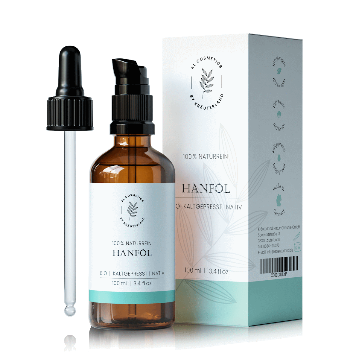 Bio Hanf Hautöl · Körperöl Produktbild 1