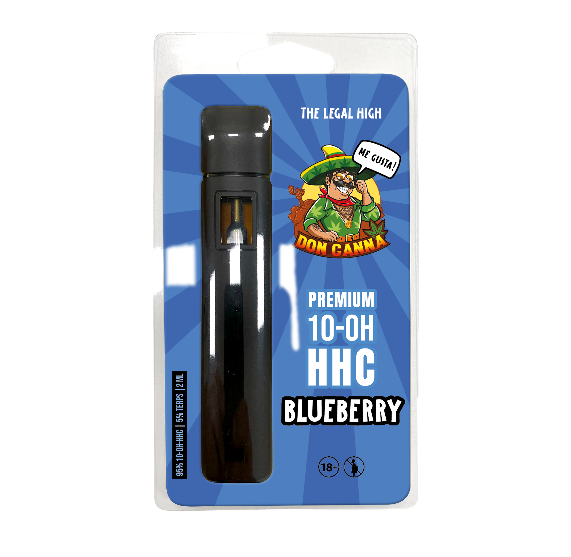 Jetzt zu Premium 10-OH-HHC Blueberry · 2 ml Premium 10-OH-HHC Blueberry · 2 ml Produktbild 1