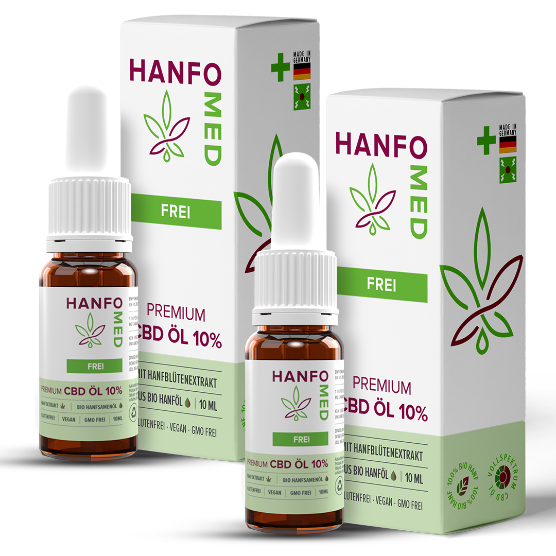 CBD Öl Schmerz "Frei" 10% · 2er Pack Produktbild 6