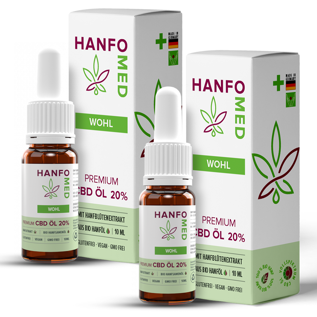 CBD Öl Entspannung "Wohl" 20 % · 2er Pack Produktbild 6