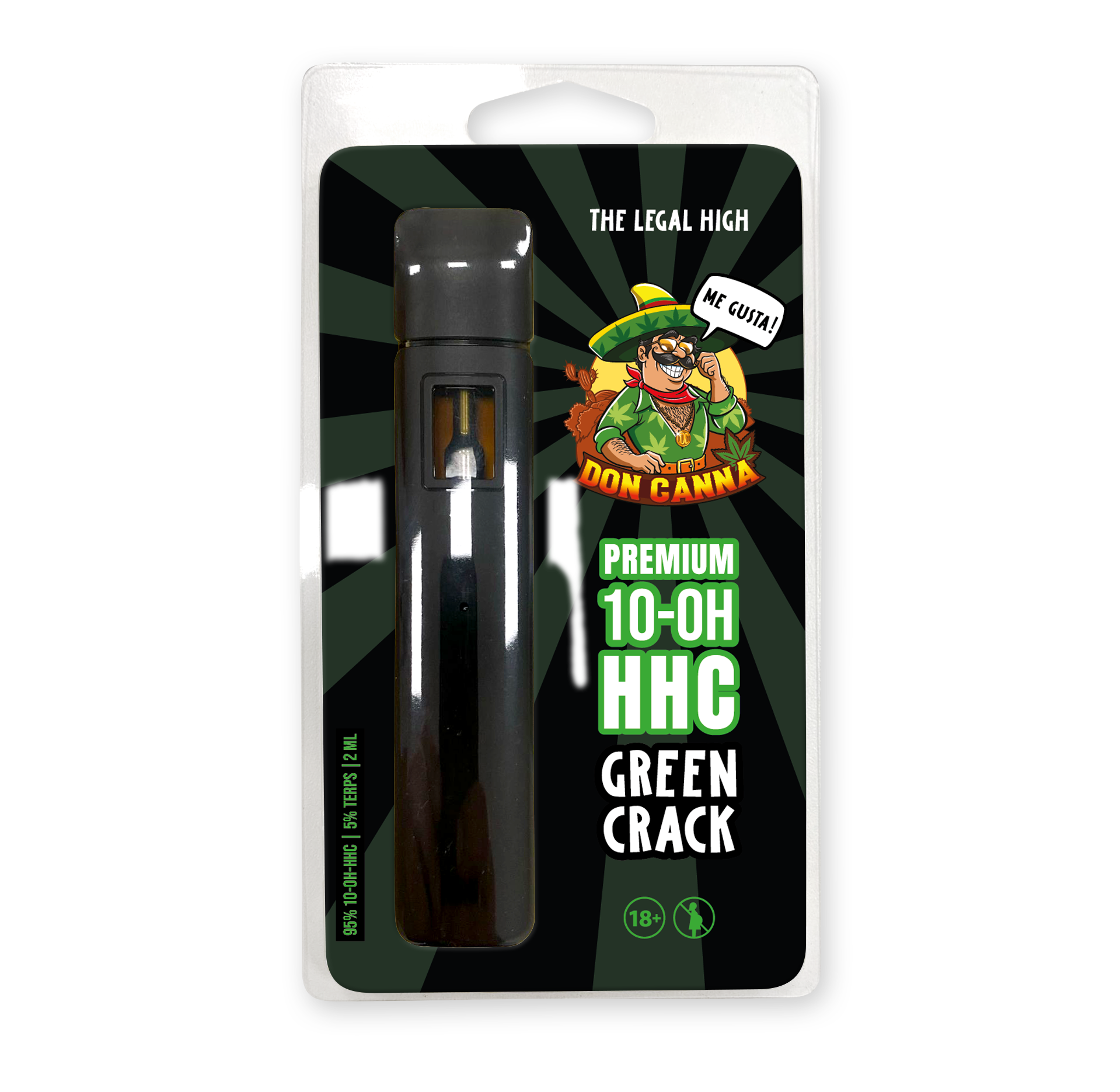 Premium 10-OH-HHC Green Crack · 2 ml Produktbild 1