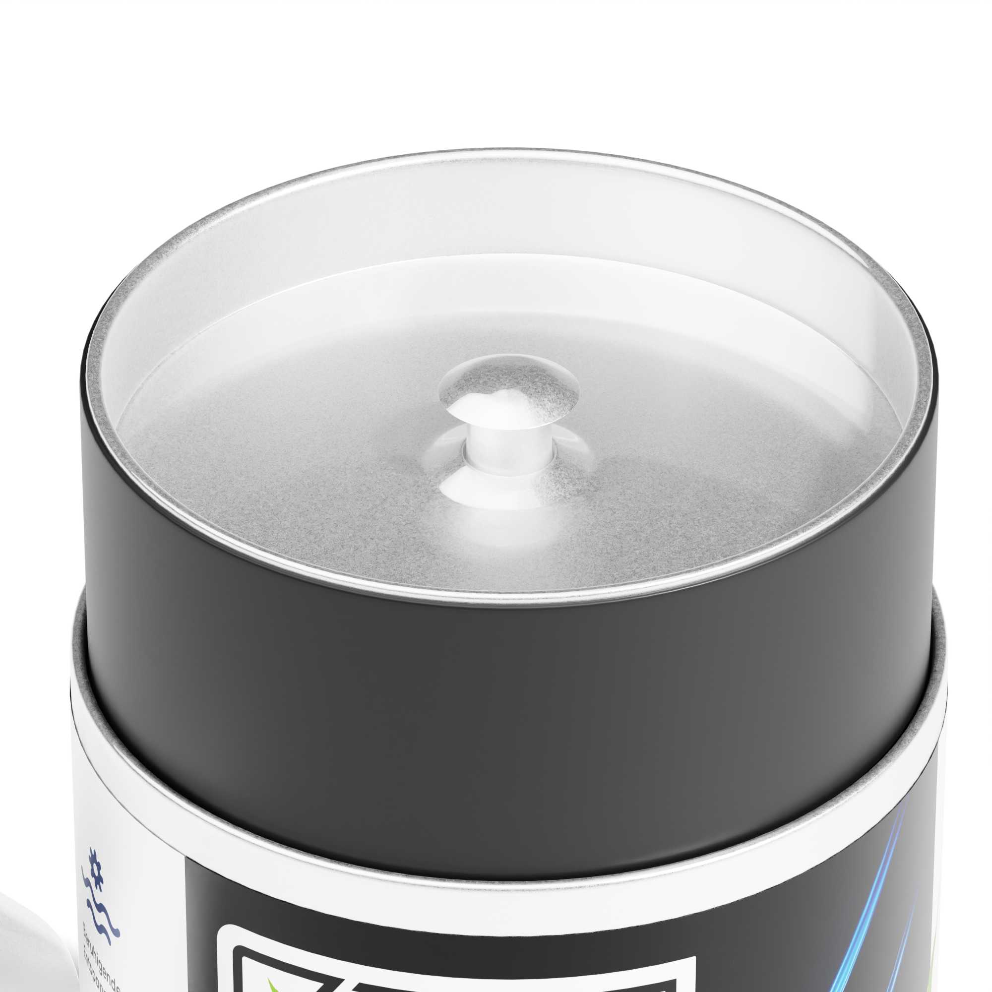 XHANF Hanftee Dose mit Frischesiegel und Innendeckel Detailansicht