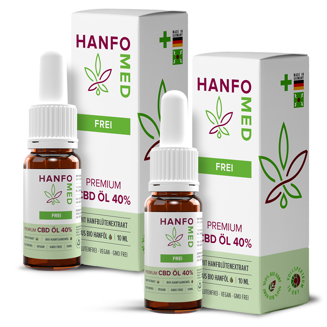 CBD Öl Schmerz "Frei" 40% · 2er Pack Produktbild 6