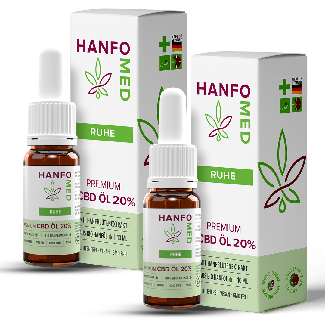 CBD Öl Schlaf "Ruhe" 20 % · 2er Pack Produktbild 6
