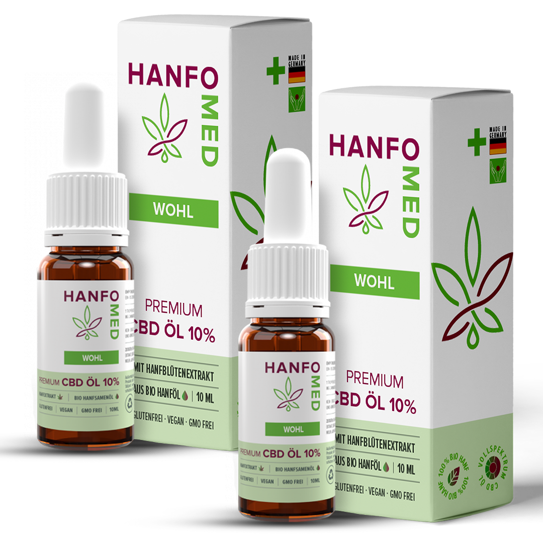 CBD Öl Entspannung "Wohl" 10 % · 2er Pack Produktbild 6