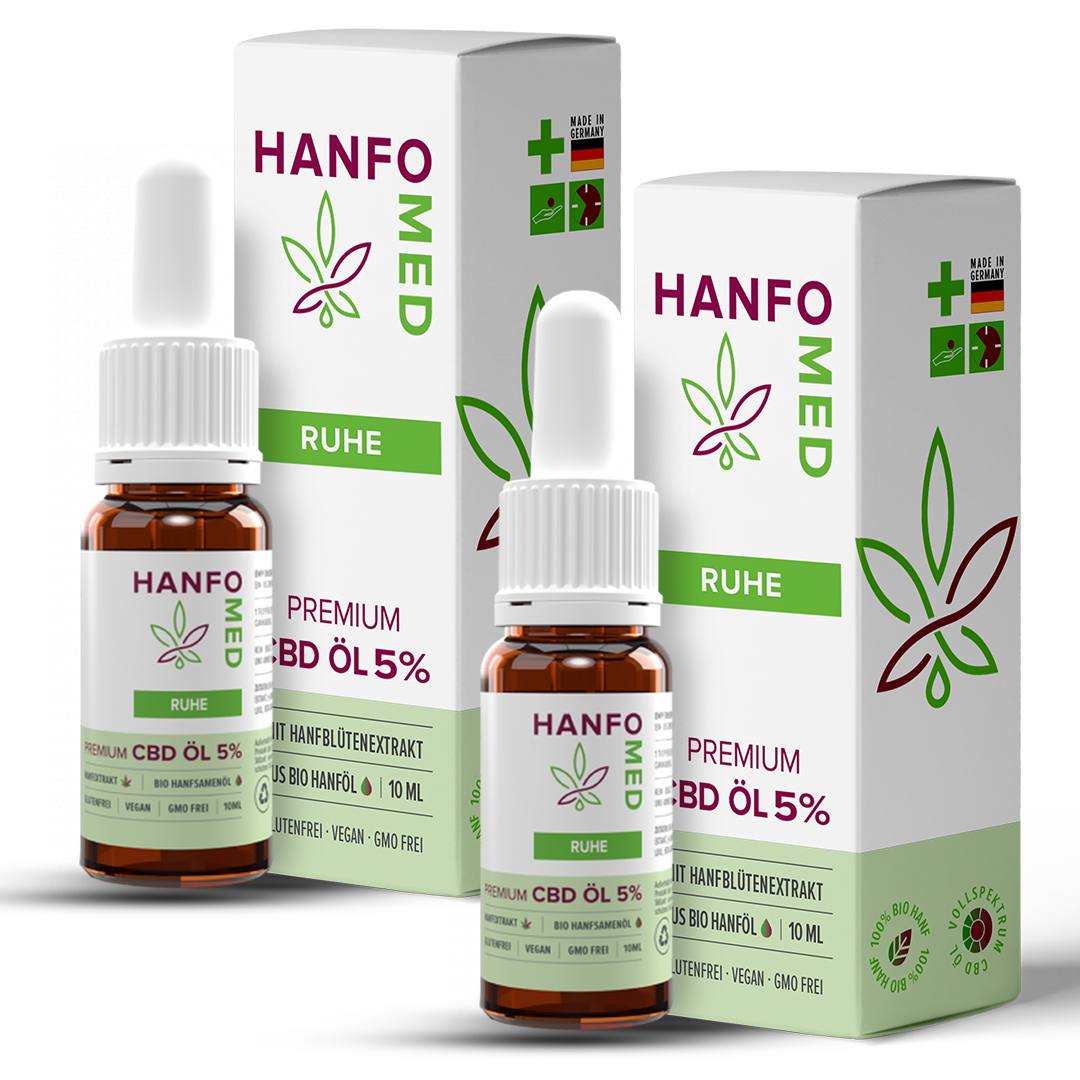 CBD Öl Schlaf "Ruhe" 5 % · 2er Pack Produktbild 6