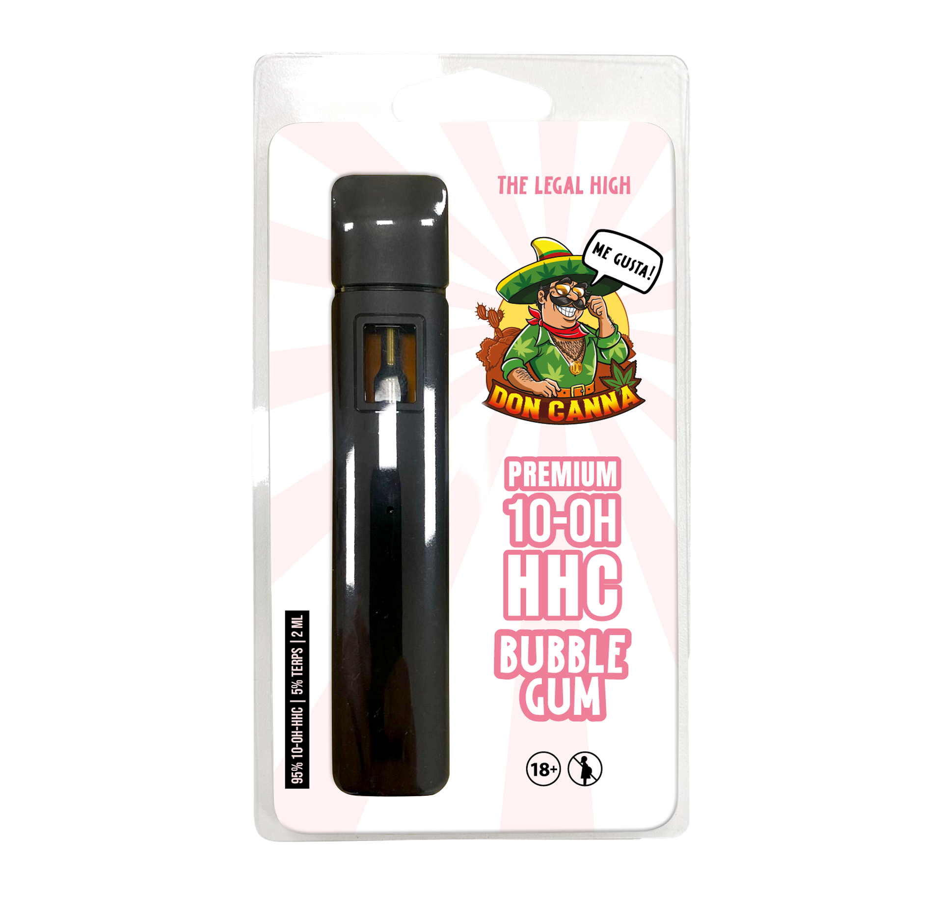 Jetzt zu Premium 10-OH-HHC Bubble Gum · 2 ml Premium 10-OH-HHC Bubble Gum · 2 ml Produktbild 1