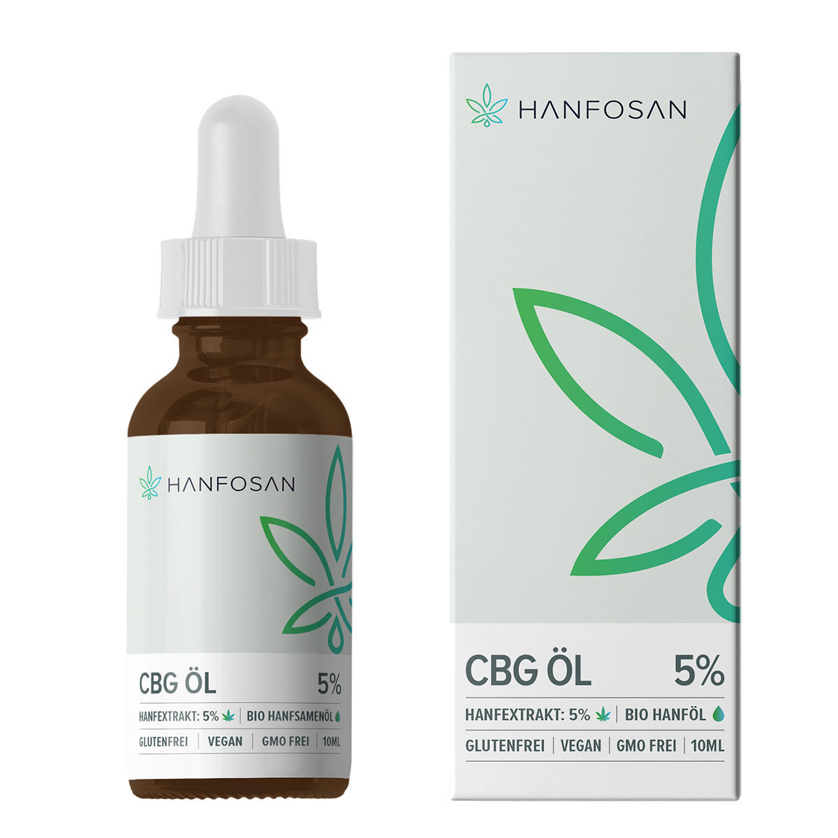 CBG Premium Hanföl 5 % · 10 ml Produktbild 1