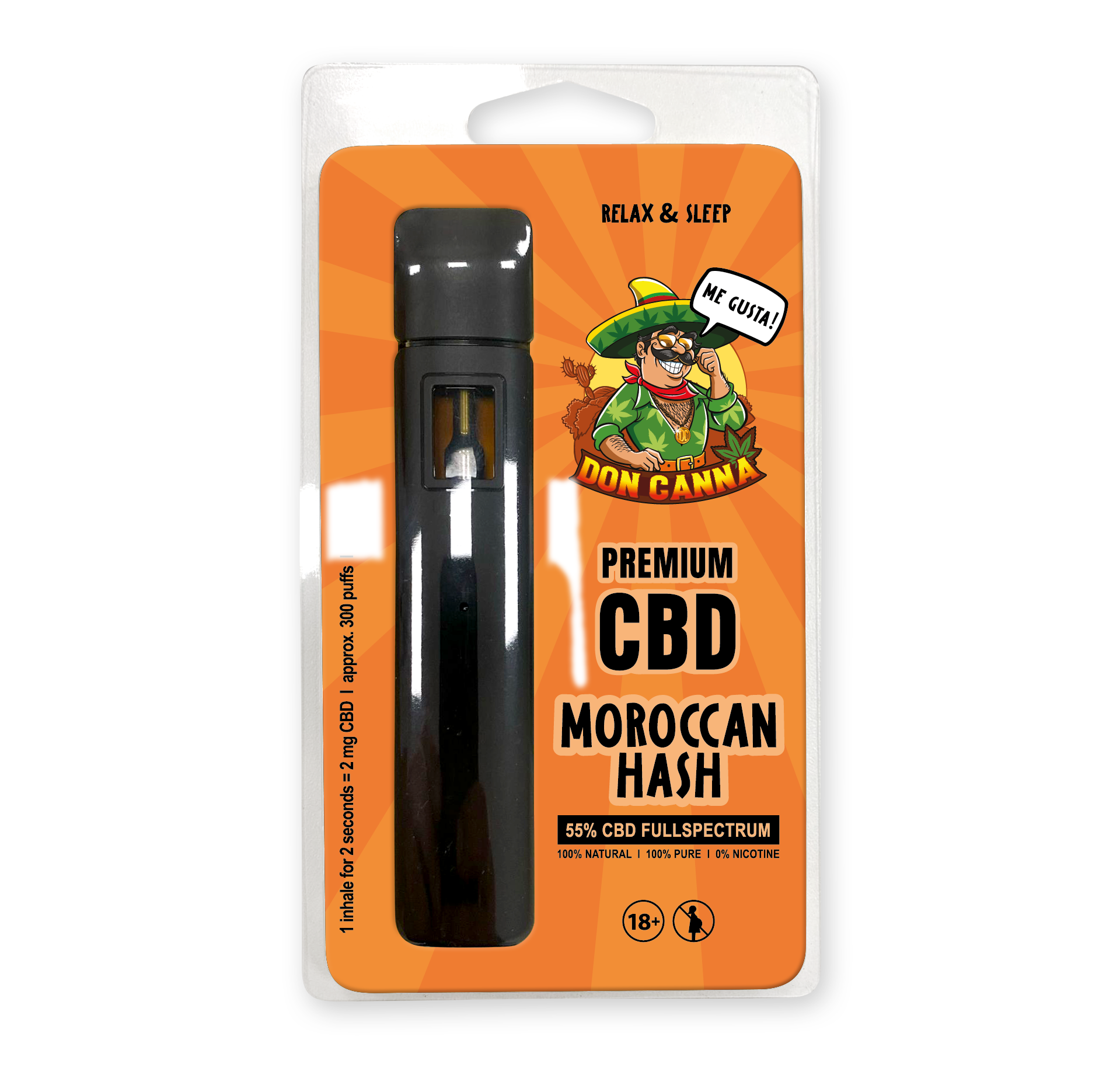 Premium CBD Liquid Moroccan Hash · 2 ml Produktbild 1
