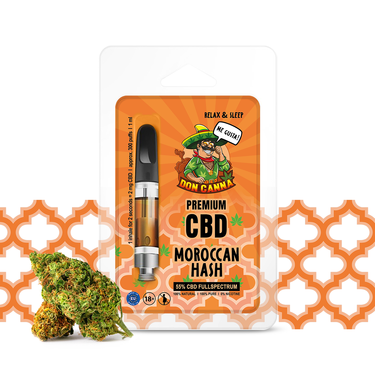 Jetzt zu Premium CBD Liquid Moroccan Hash · 1 ml Premium CBD Liquid Moroccan Hash · 1 ml Produktbild 1