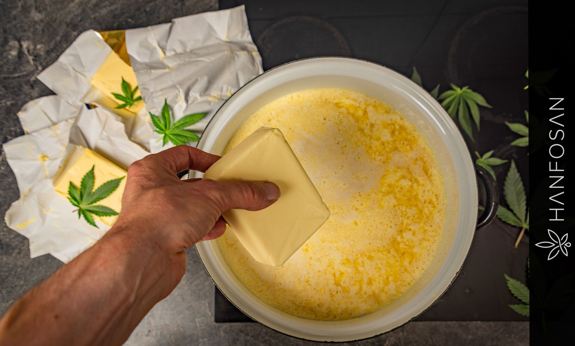 Cannabis Butter selbst machen Rezept und Anleitung Cannabis Butter Rezept