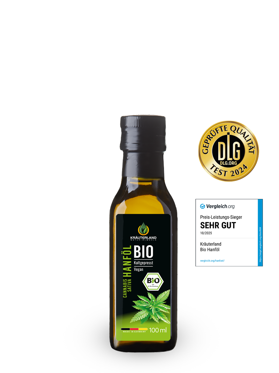 Bio Hanföl kaltgepresst 100 ml Flasche