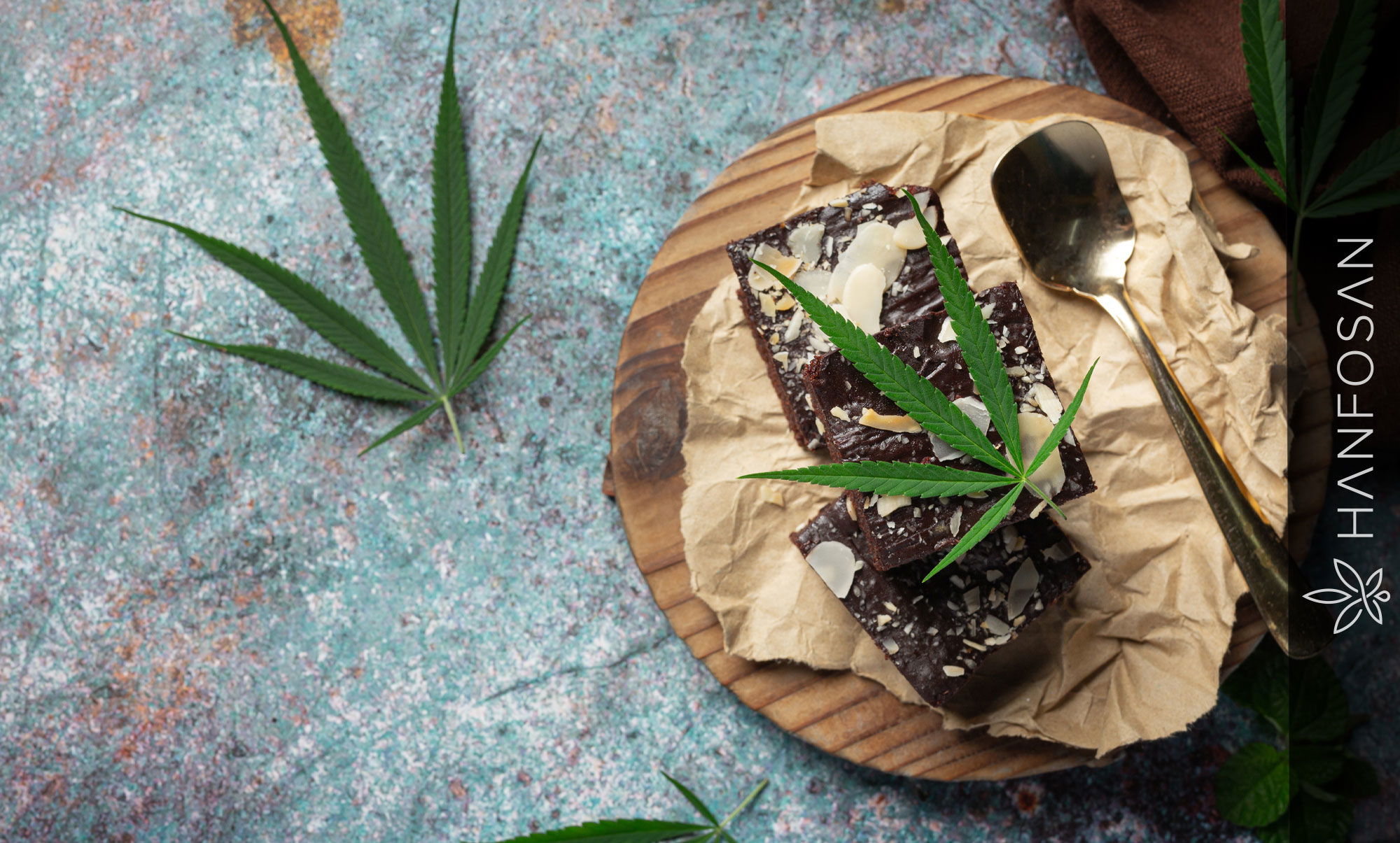 Cannabis und Hash Brownies