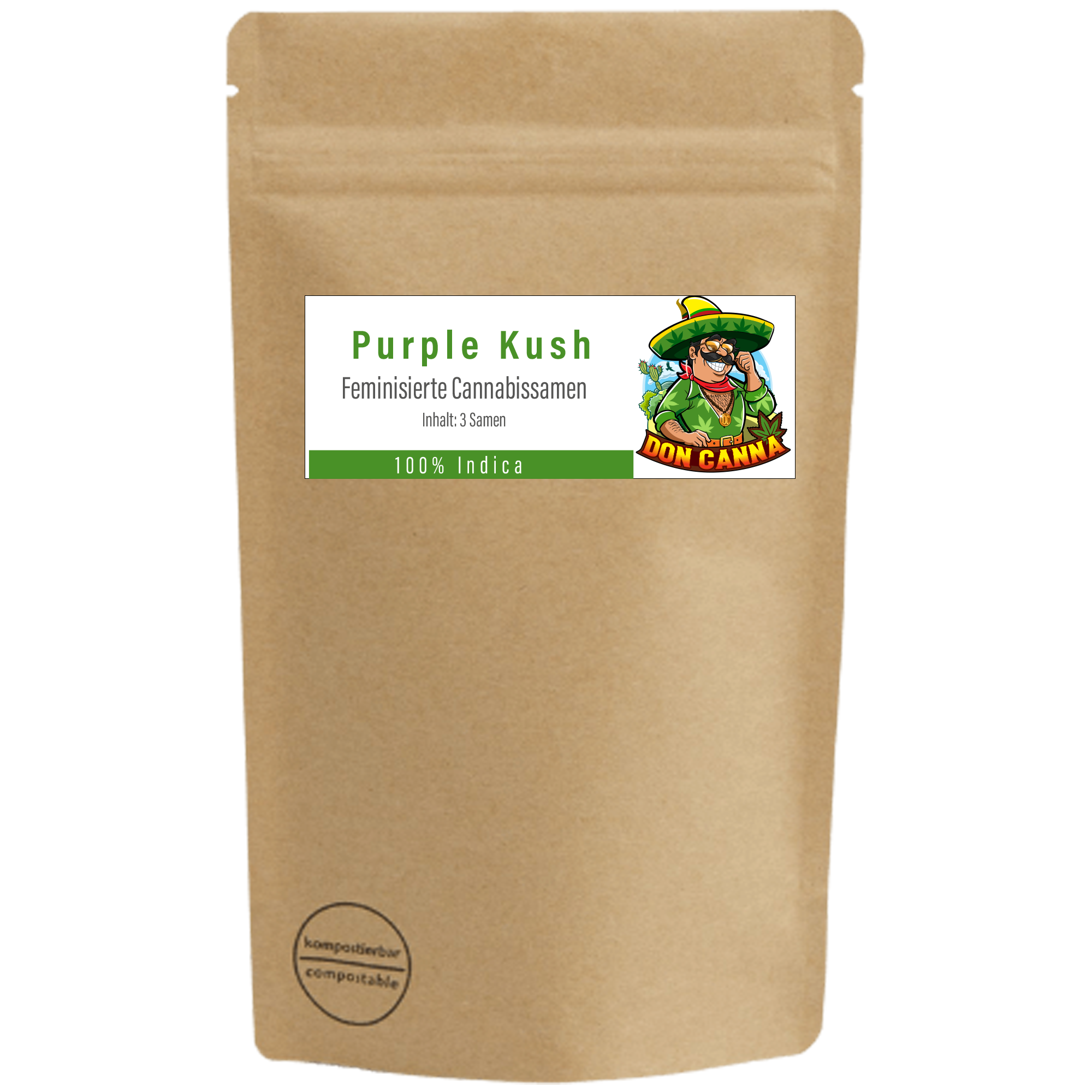 Purple Kush Cannabis Samen Premium THC 21% Produktbild 2