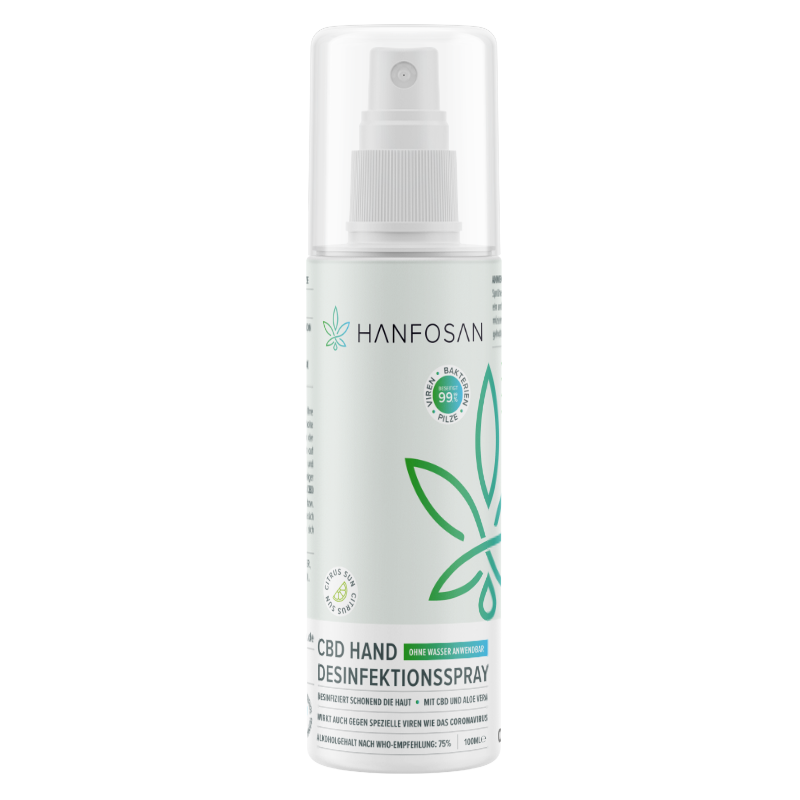 CBD Hand Desinfektionsspray Produktbild 1