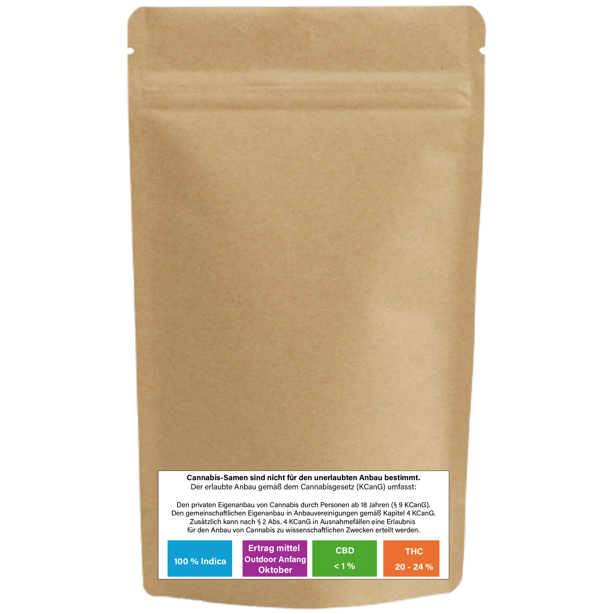 Purple Kush Cannabis Samen Premium THC 21% Produktbild 3