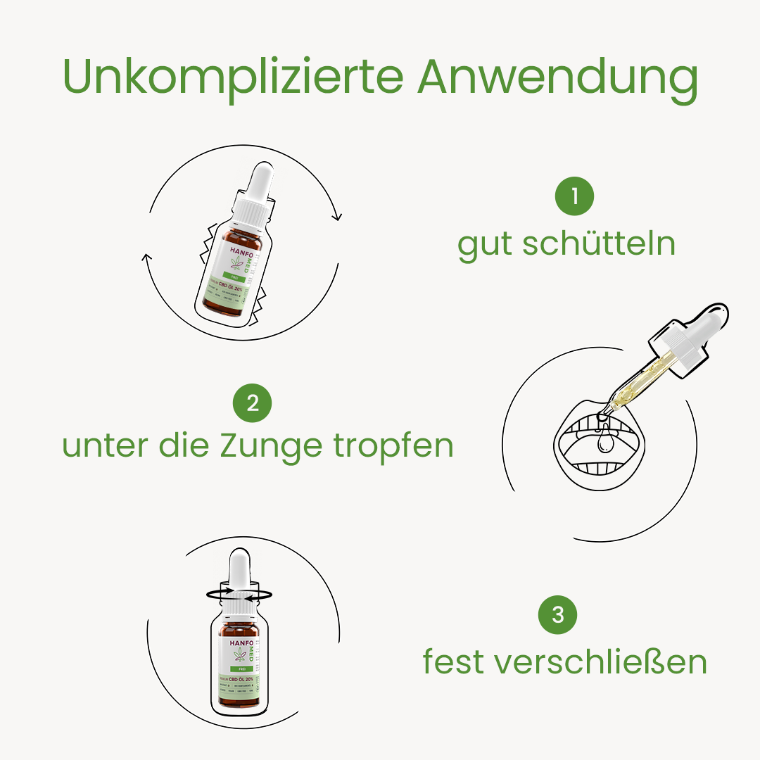 CBD Öl Schmerz "Frei" 20% · 10 ml Produktbild 4