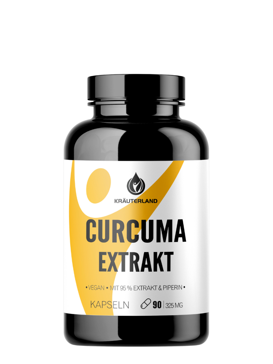 Kurkuma Kapseln mit Curcuma- und Pfefferextrakt 90 Stück Dose
