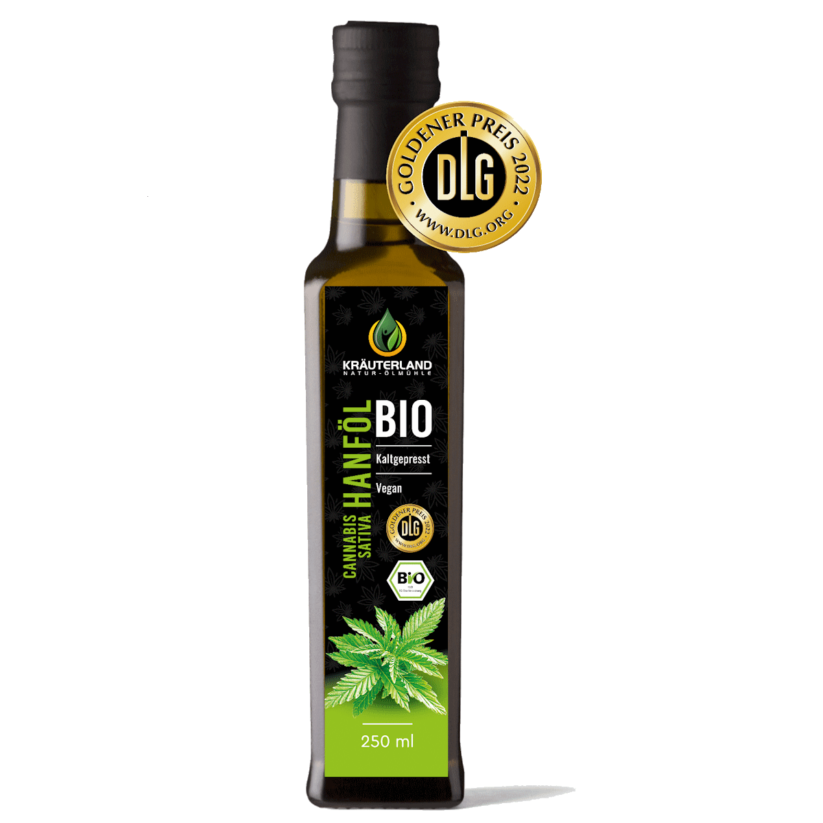 Bio Hanföl · kaltgepresst · 250ml Produktbild 1