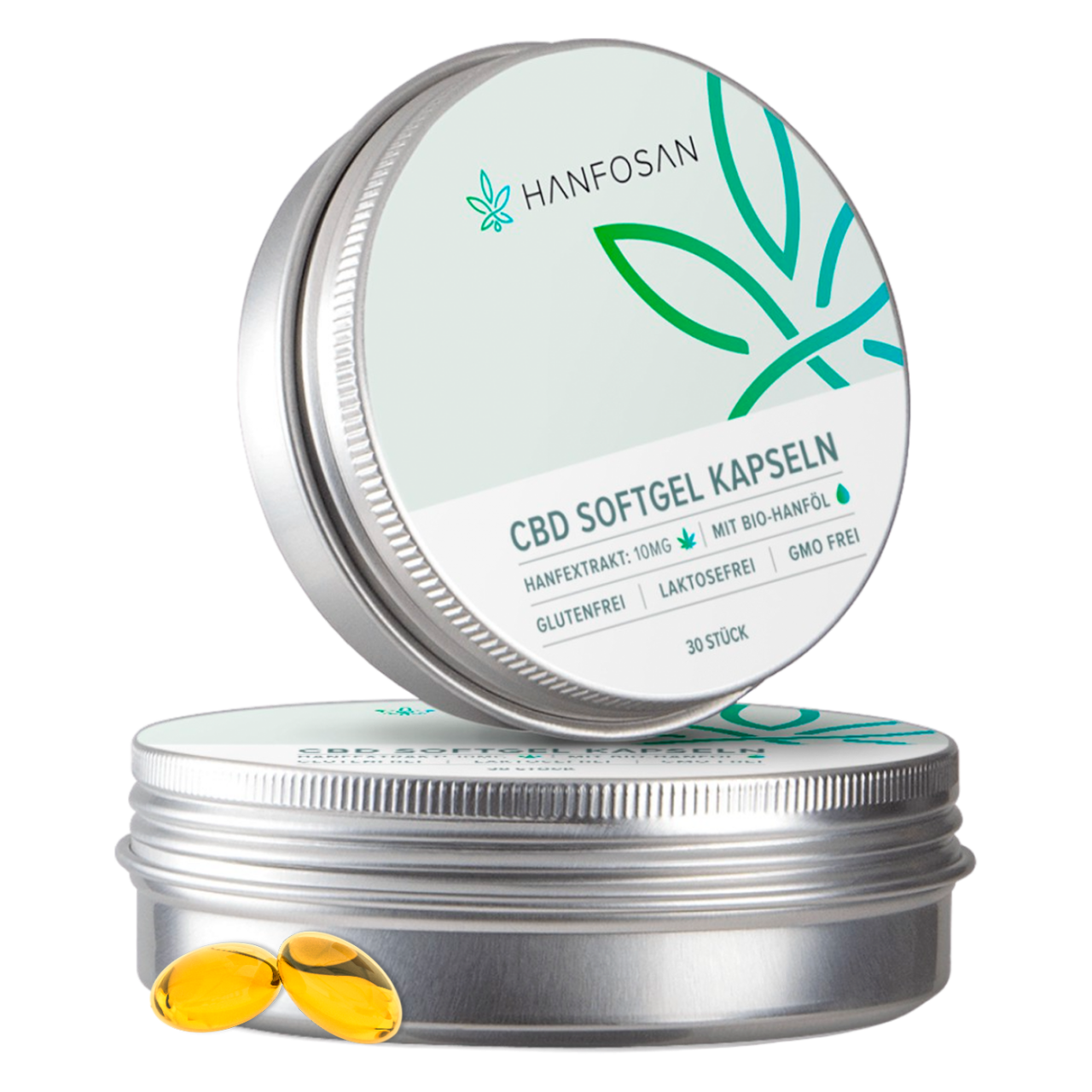 CBD Softgel Kapseln 10mg à 30 Stück · Hanfosan