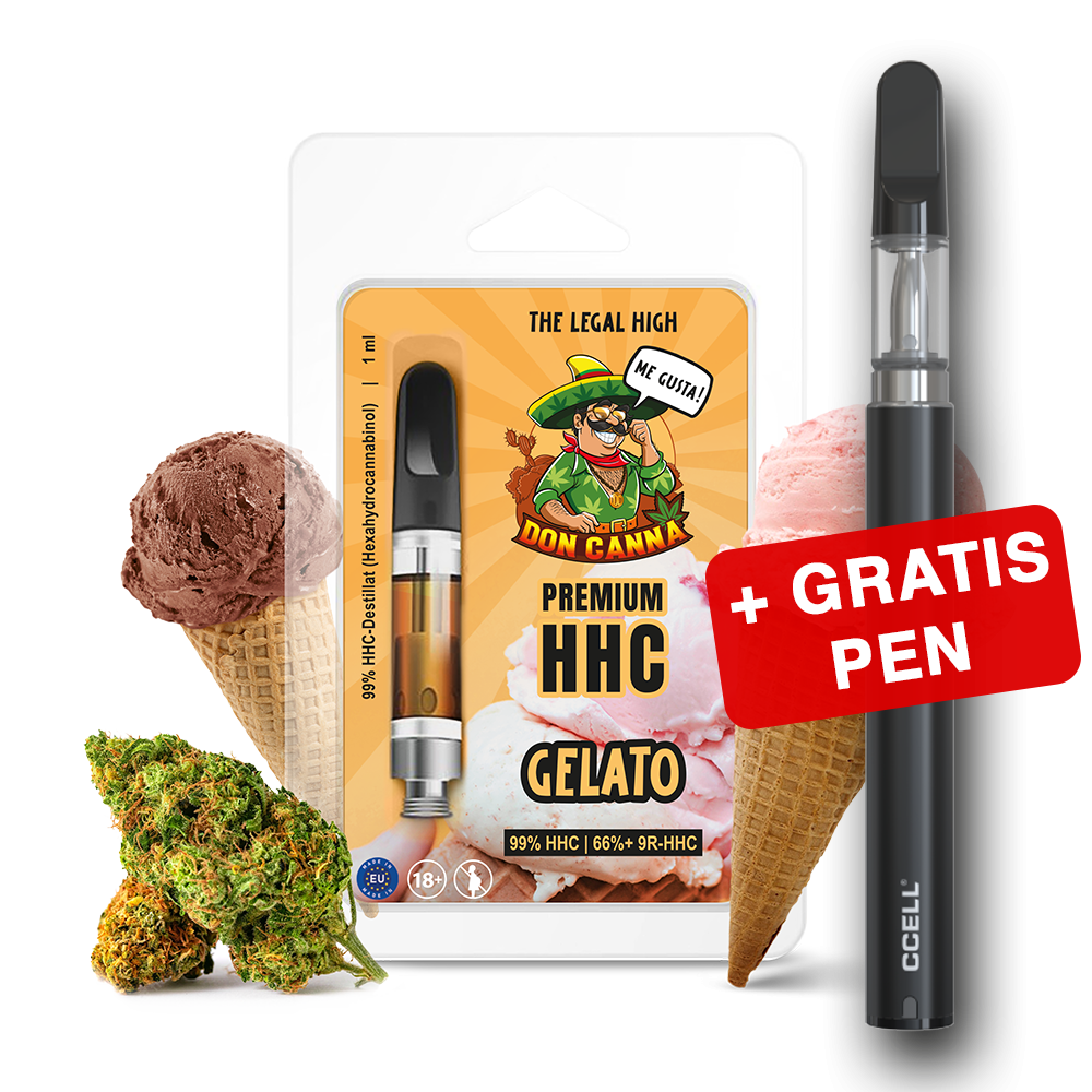 2x Don Canna HHC Patrone Gelato 1ml · HANFOSAN