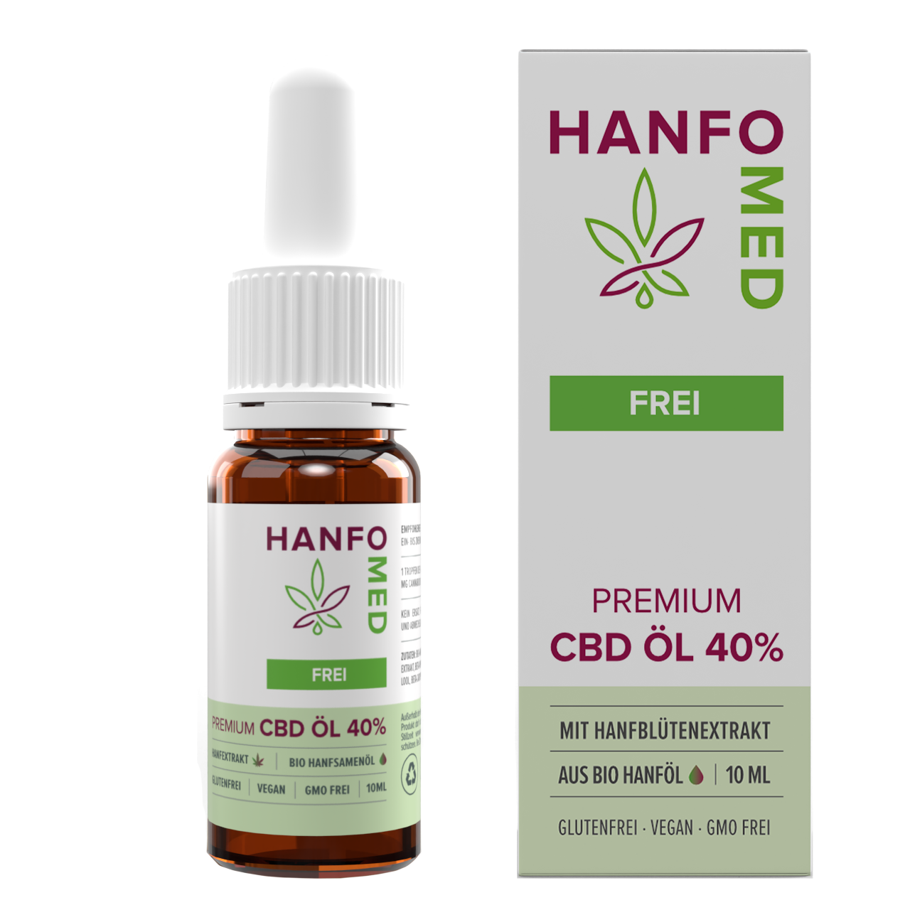 Premium CBD Öl 40% - gegen akute Schmerzen · Hanfosan