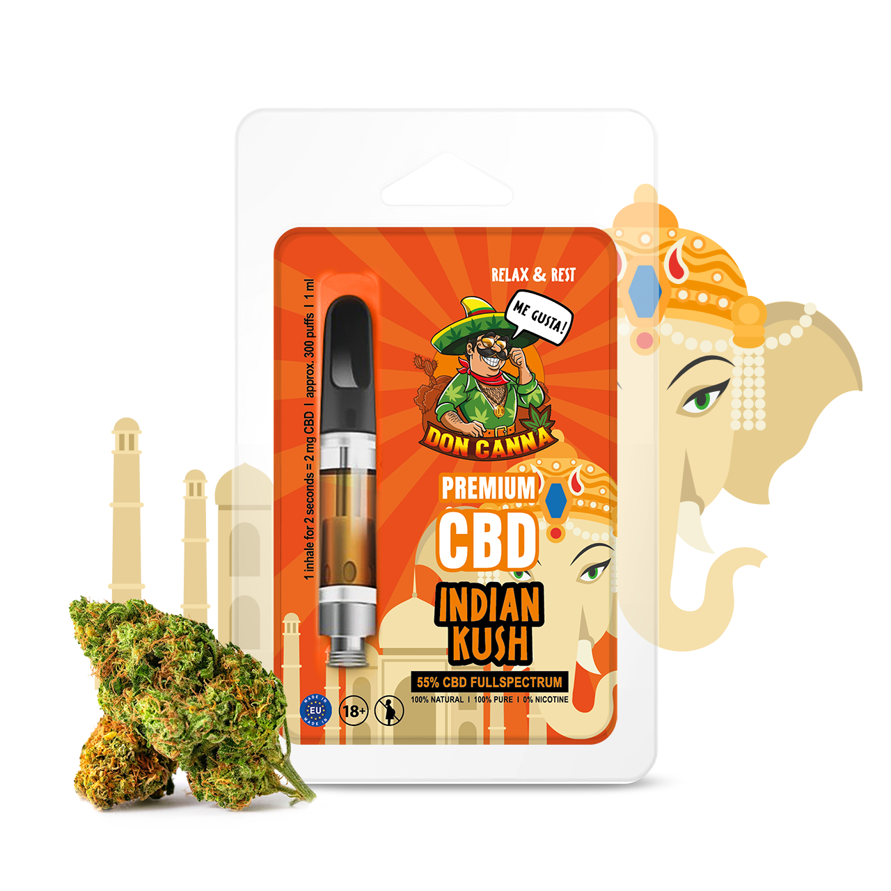 Premium CBD Liquid Indian Kush · 1 ml Image 1