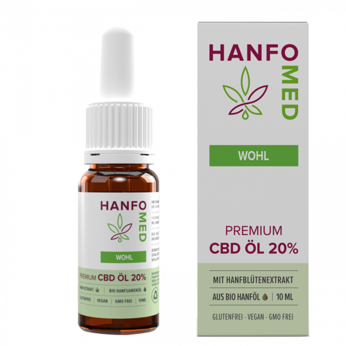 Premium CBD Öl 20% zur Entspannung · Hanfosan