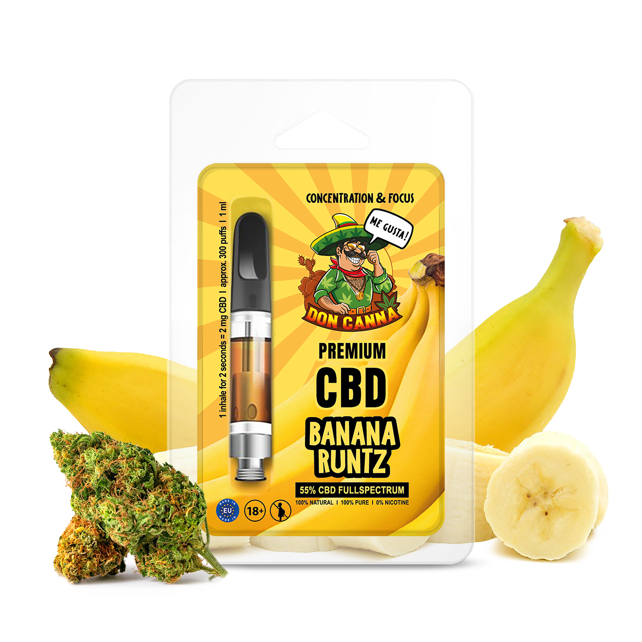 Premium CBD Liquid Banana Runtz · 1 ml Image 1