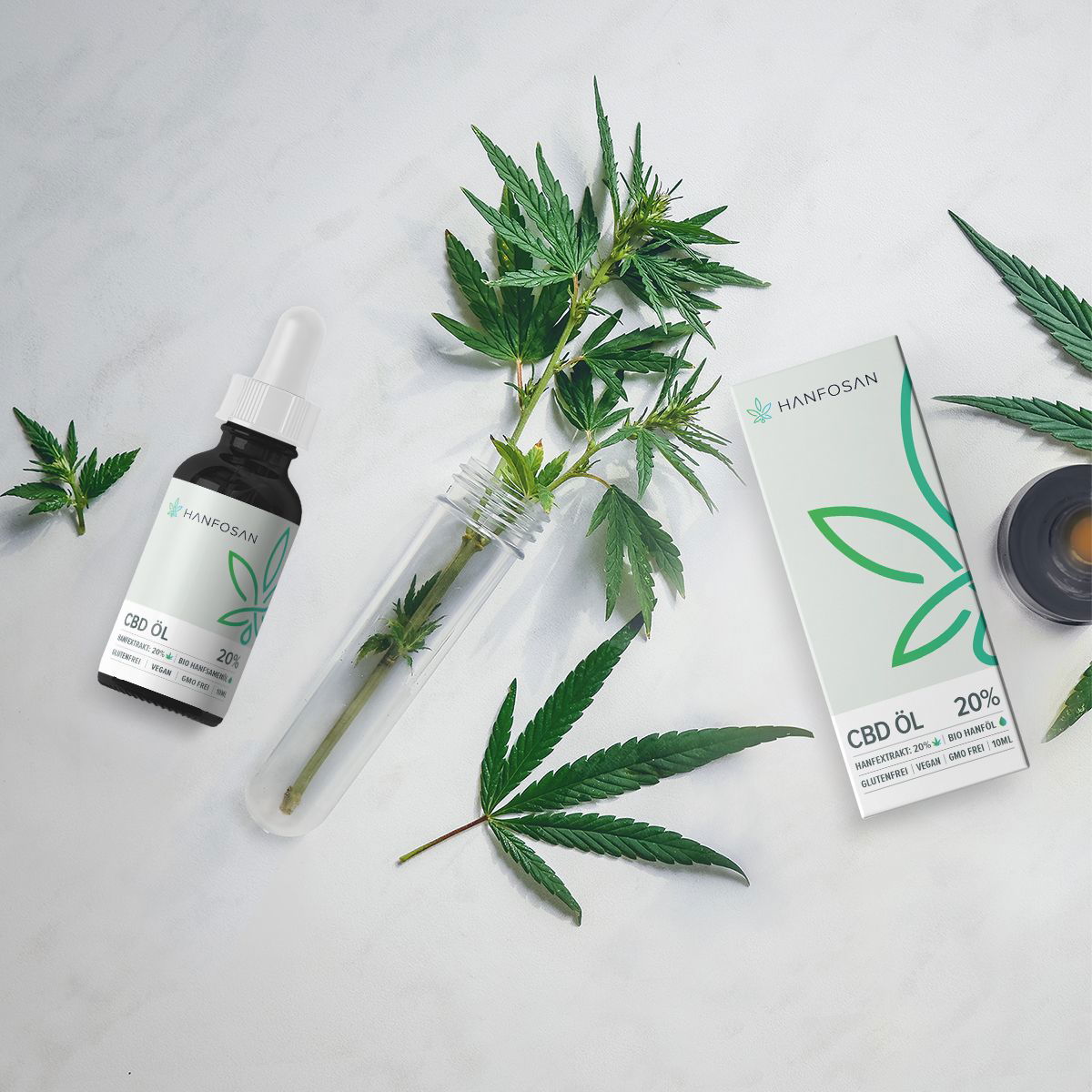 CBD Öl 20 % im Doppelpack von Hanfosan